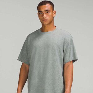 Lululemon Relaxed-Fit Training Short Sleeve T Shirt - Heathered Smoked Spruce
